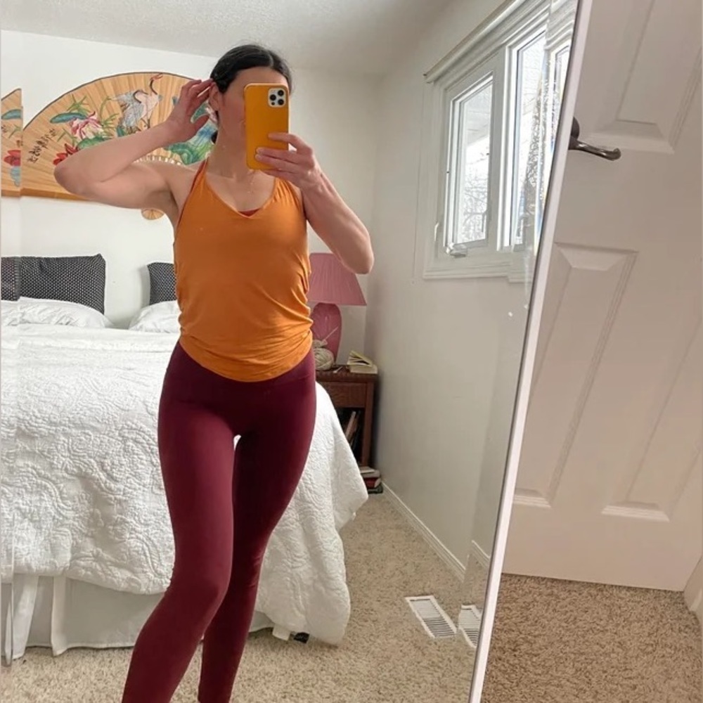 Lululemon Align HR leggings 28” Red Merlot